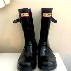 Hunter Original short Gloss Waterproof Boots